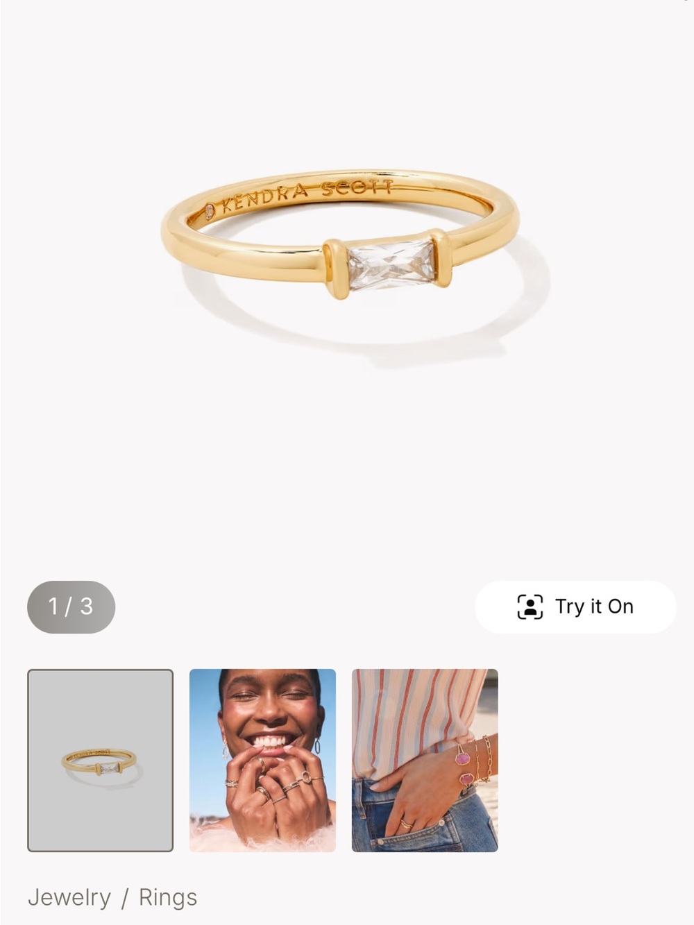 Kendra Scott Juliette Gold Band